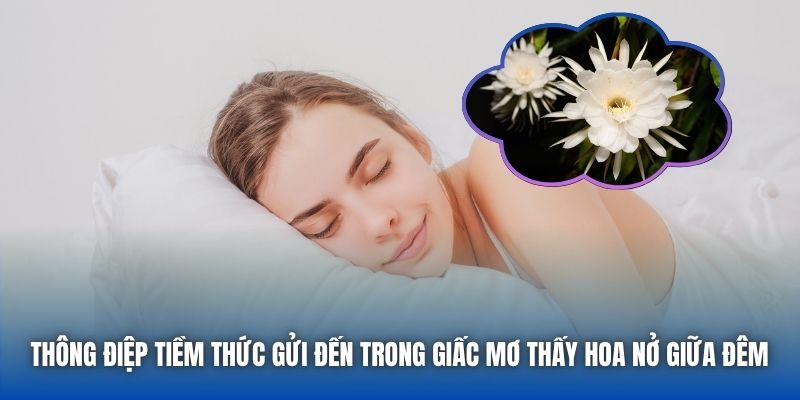 Thông điệp tiềm thức gửi đến trong giấc mơ thấy hoa nở giữa đêm